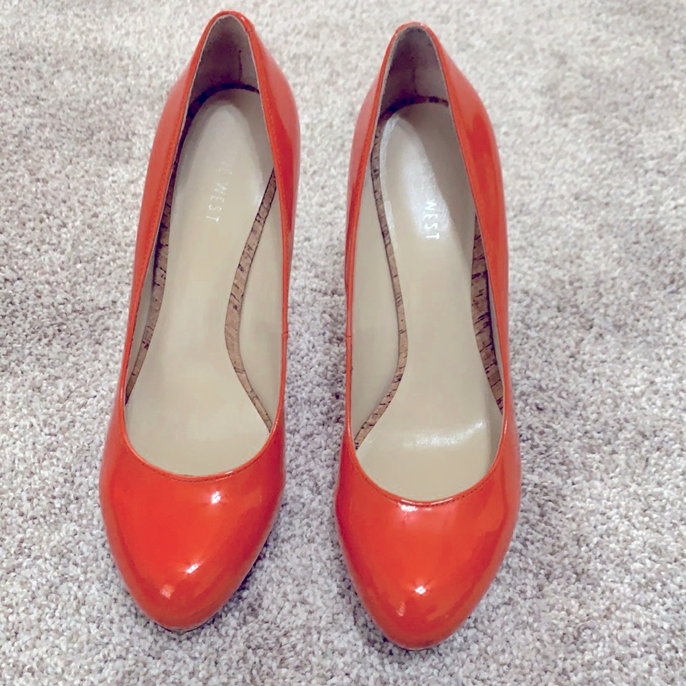 Nine West cork heels